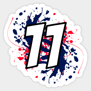 Perez Driver Number Sticker